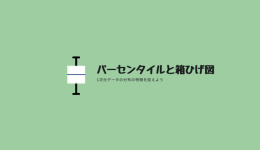 パーセンタイルと箱ひげ図